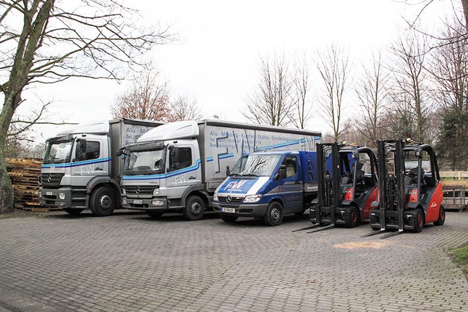 Unser Fuhrpark von FW-Metallservice